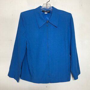 Sag Harbor Petites Size 6 P Versatile Light Weight Zip Front Jacket